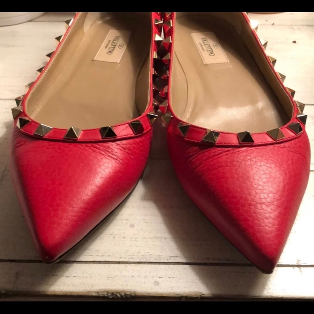 Valentino Garavani Studded Flats
